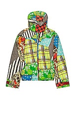 ERL Unisex Cowboy Snowboard Down Coat Woven in MULTI, view 1, click to view large image.