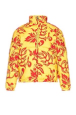 ERL Unisex Printed Quilted Puffer Woven in ERL TROPICAL FLOWERS, view 1, click to view large image.