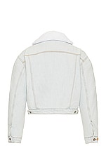 ERL Unisex Denim Jacket Woven in LIGHT BLUE, view 2, click to view large image.