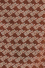 ERL Corduroy Embossed Shirt in Brown, view 4, click to view large image.