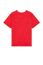 ERL Unisex Football Shirt Knit in RED, view 2, click to view large image.