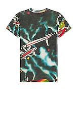 ERL Unisex All Over Printed Tshirt Knit in ALLOVER, view 2, click to view large image.