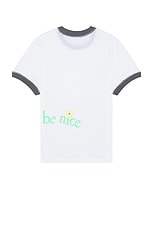 ERL Unisex Venice T-Shirt Knit in White, view 2, click to view large image.