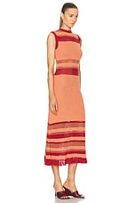 ESCVDO Nanay Midi Dress in Mauve, view 2, click to view large image.