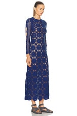 ESCVDO Jules Maxi Dress in Electric Blue, view 2, click to view large image.