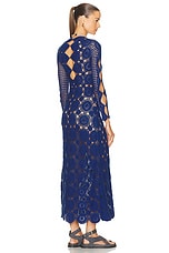 ESCVDO Jules Maxi Dress in Electric Blue, view 3, click to view large image.