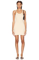 Eterne Tank Mini Dress in Oat, view 1, click to view large image.