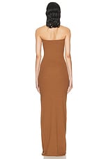 Eterne Tube Maxi Dress in Earth, view 3, click to view large image.
