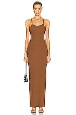 Eterne Tank Maxi Dress in Earth, view 1, click to view large image.
