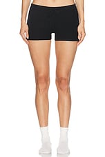 Eterne Drawstring Short in Black, view 1, click to view large image.