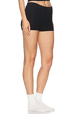 Eterne Drawstring Short in Black, view 2, click to view large image.