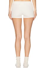 Eterne Drawstring Short in Cream, view 4, click to view large image.