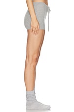 Eterne Drawstring Short in Heather Grey, view 3, click to view large image.