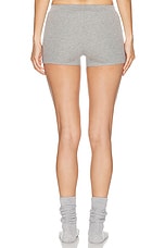 Eterne Drawstring Short in Heather Grey, view 4, click to view large image.