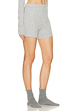 Eterne Lounge Boxer Short in Heather Grey, view 2, click to view large image.