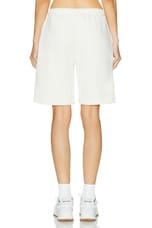 Eterne Terry Boyfriend Short in Cream, view 4, click to view large image.
