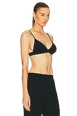 Eterne Triangle Bra in Black, view 2, click to view large image.