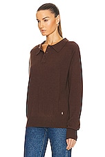 Eterne Brady Sweater in Chocolate, view 3, click to view large image.