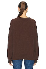Eterne Brady Sweater in Chocolate, view 4, click to view large image.
