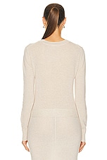 Eterne Francis Sweater in Oatmeal, view 3, click to view large image.
