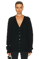 Eterne Theodore Cardigan in Black, view 1, click to view large image.
