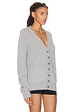 Eterne Theodore Cardigan in Grey, view 2, click to view large image.