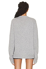 Eterne Theodore Cardigan in Grey, view 3, click to view large image.