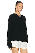 Eterne James Sweater in Black, view 2, click to view large image.