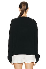 Eterne James Sweater in Black, view 3, click to view large image.