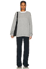 Eterne James Sweater in Grey, view 4, click to view large image.