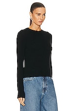 Eterne Francis Sweater in Black, view 2, click to view large image.
