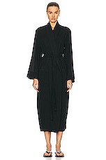 Eterne Lennon Robe in Black, view 2, click to view large image.