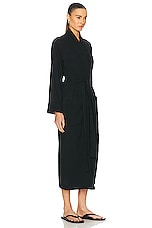Eterne Lennon Robe in Black, view 3, click to view large image.