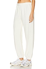 Eterne Classic Sweatpant in Cream, view 3, click to view large image.