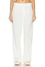 Eterne Thermal Lounge Pant in Ivory, view 1, click to view large image.