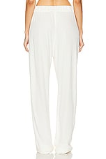 Eterne Thermal Lounge Pant in Ivory, view 3, click to view large image.