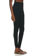 Eterne High Rise Legging in Black, view 2, click to view large image.