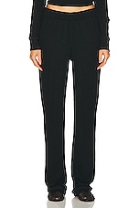 Eterne Thermal Lounge Pant in Black, view 1, click to view large image.