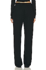 Eterne Thermal Lounge Pant in Black, view 3, click to view large image.