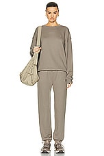 Eterne Classic Sweatpant in Clay, view 5, click to view large image.