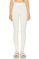 Eterne High Rise Legging in Cream, view 1, click to view large image.