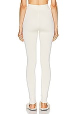 Eterne High Rise Legging in Cream, view 3, click to view large image.