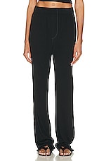 Eterne Lounge Pant in Black, view 1, click to view large image.