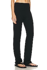Eterne Straight Leg Sweatpant in Black, view 2, click to view large image.
