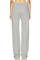 Eterne Straight Leg Sweatpant in Heather Grey, view 3, click to view large image.