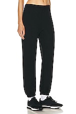 Eterne Classic Sweatpant in Black, view 2, click to view large image.