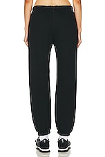 Eterne Classic Sweatpant in Black, view 3, click to view large image.