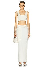 Eterne Emma Skirt in Cream, view 4, click to view large image.