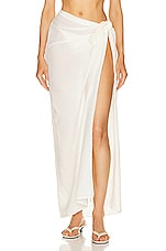 Eterne Esme Maxi Sarong in Ivory, view 1, click to view large image.