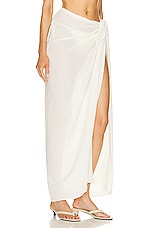 Eterne Esme Maxi Sarong in Ivory, view 2, click to view large image.